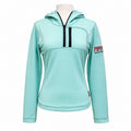 Mola Women’s Partial Zip Hoodie with Zip Chest Pocket