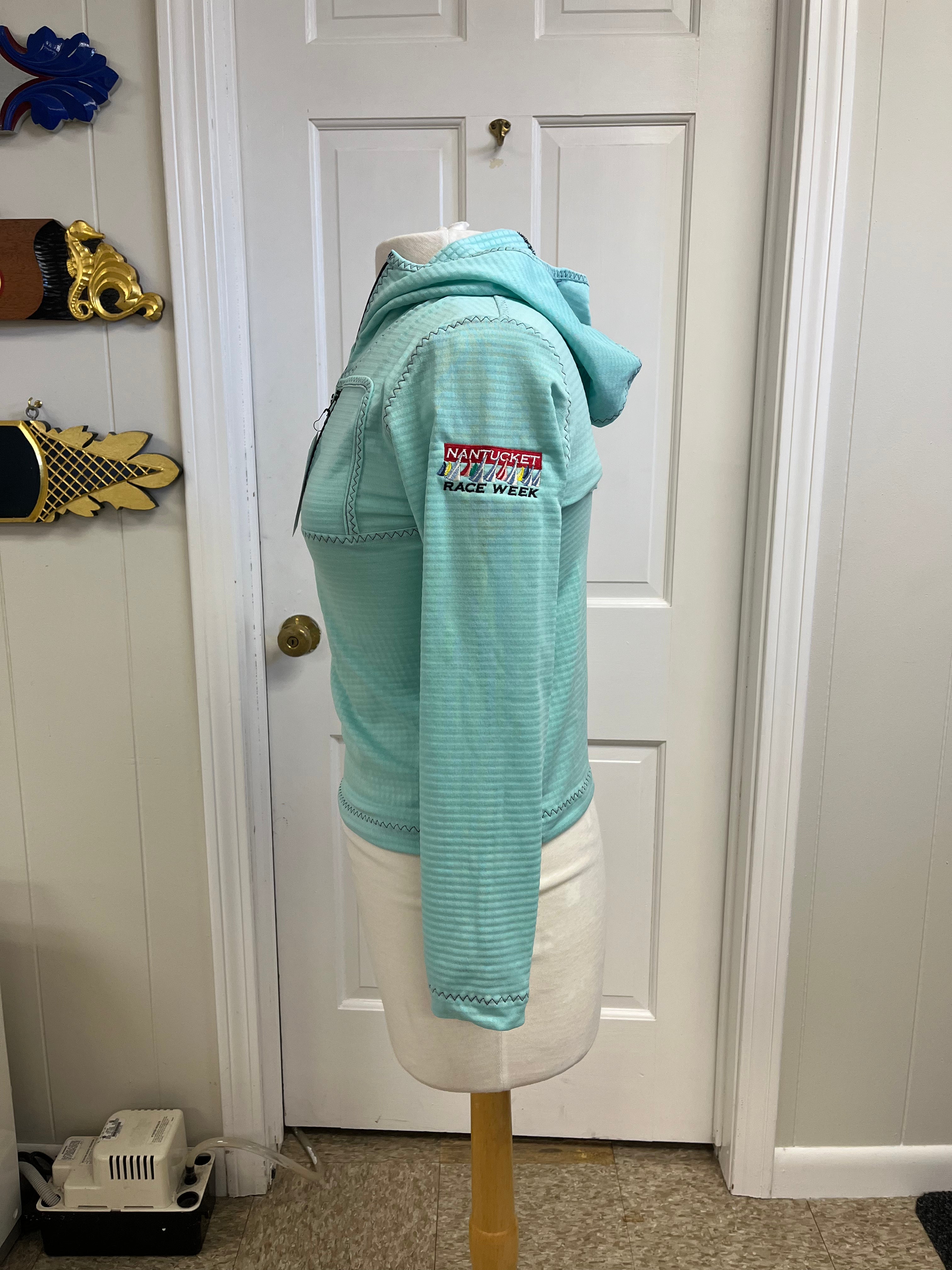 Mola Women’s Partial Zip Hoodie with Zip Chest Pocket