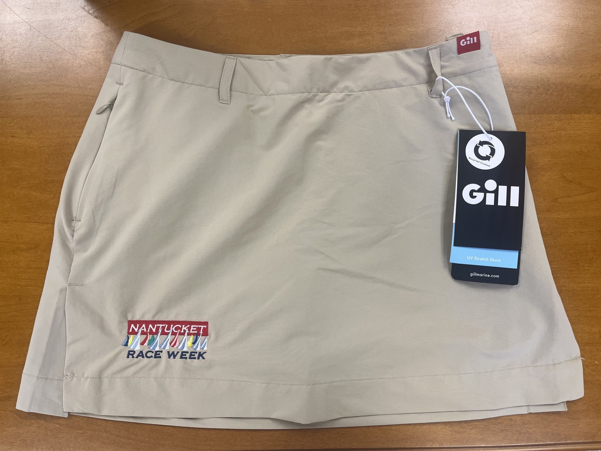 Gill UV Stretch Skort—Khaki