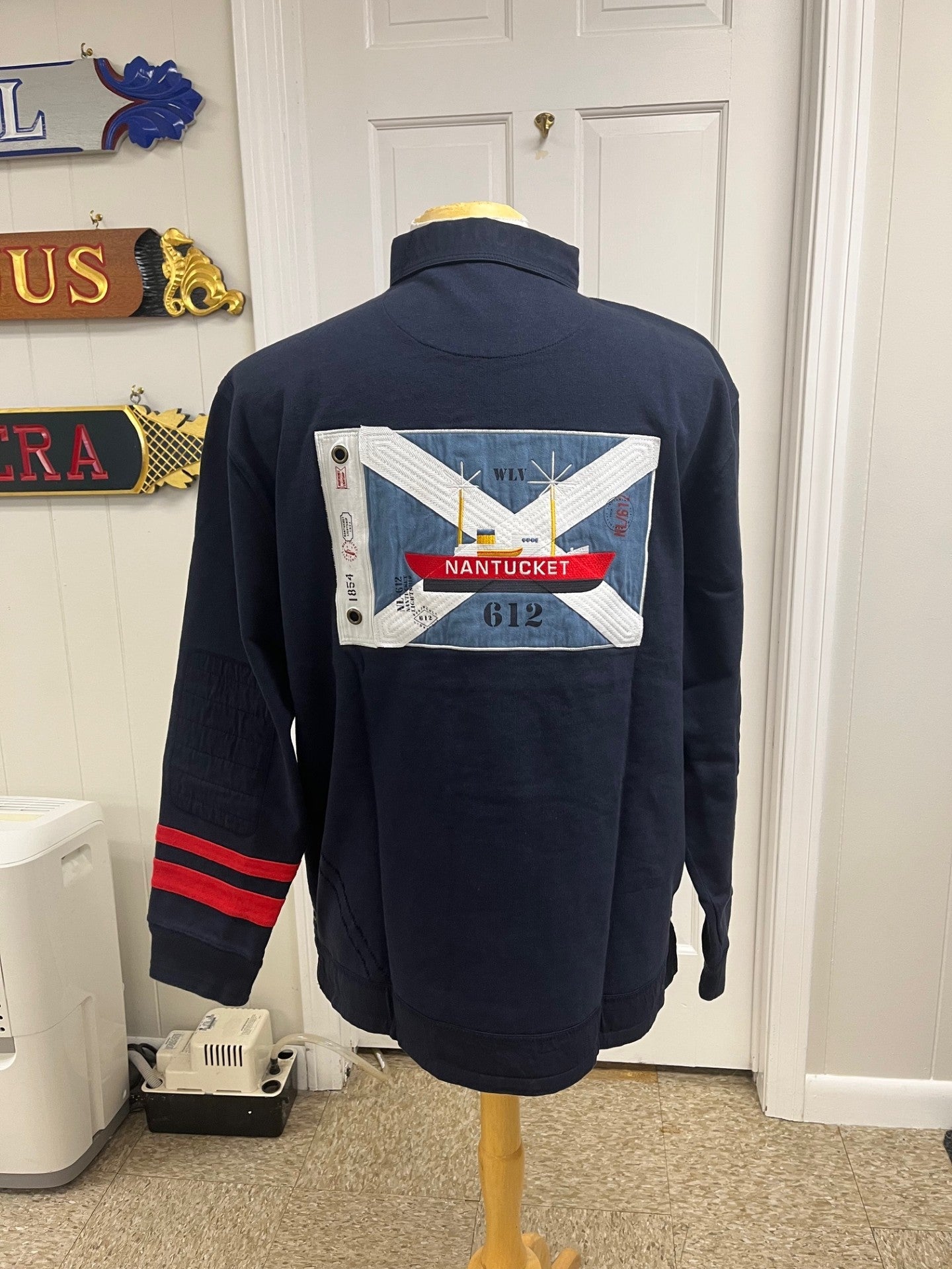 Lightship Shirt—Navy&Red